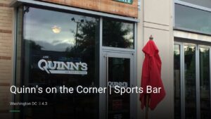 Quinn’s on the Corner | Sports Bar — Sports bars in Washington DC