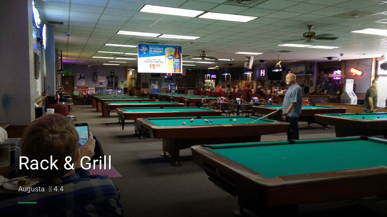 Rack & Grill - Sports Bars in Augusta