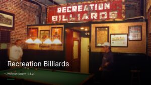 Recreation Billiards — Sports bars in Winston-Salem