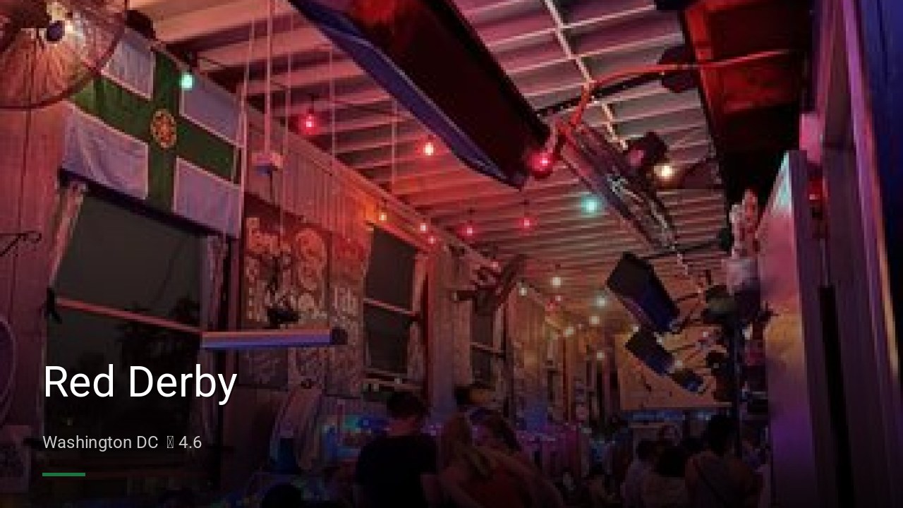 Red Derby - Sports Bars in Washington DC