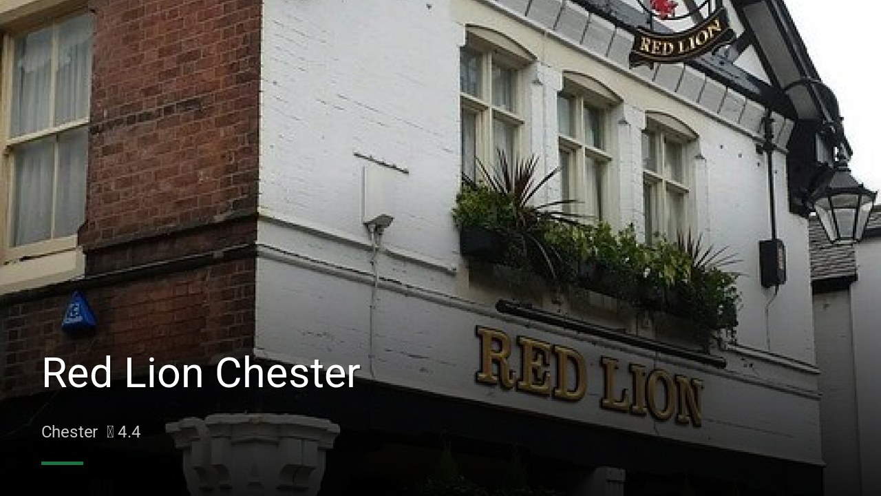 Red Lion Chester - Sports Bars in Chester