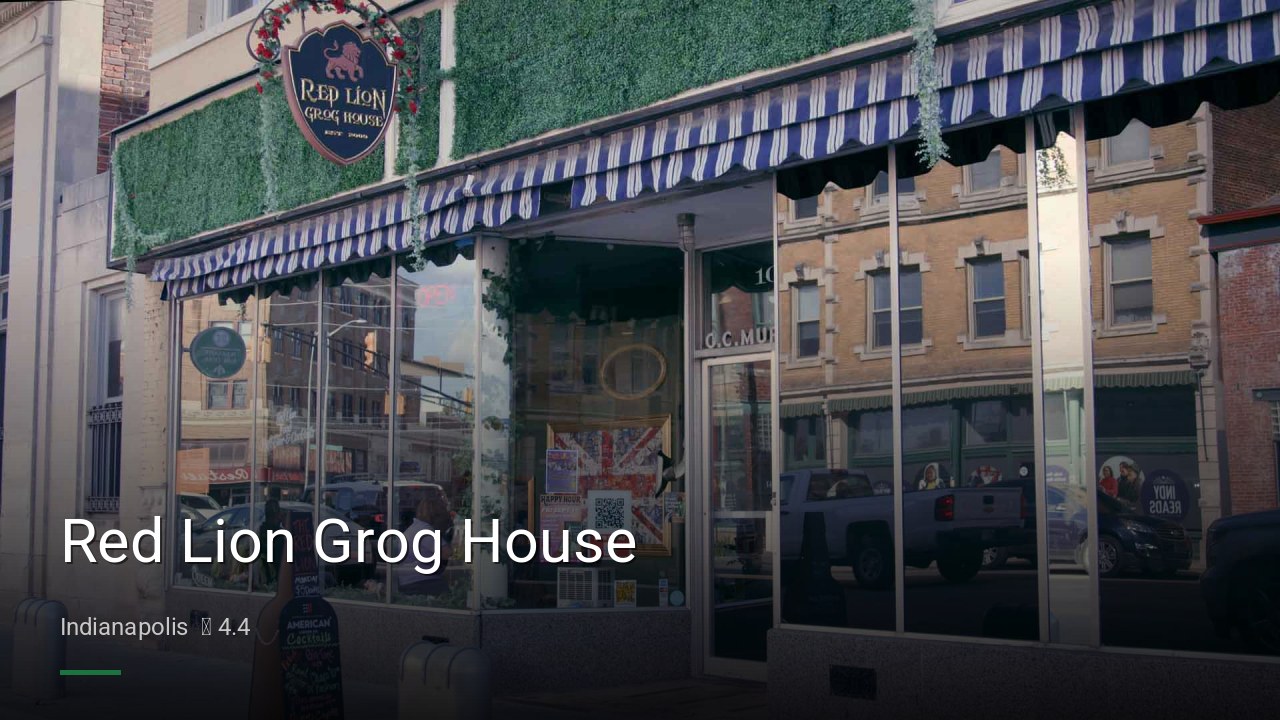 Red Lion Grog House - Sports Bars in Indianapolis