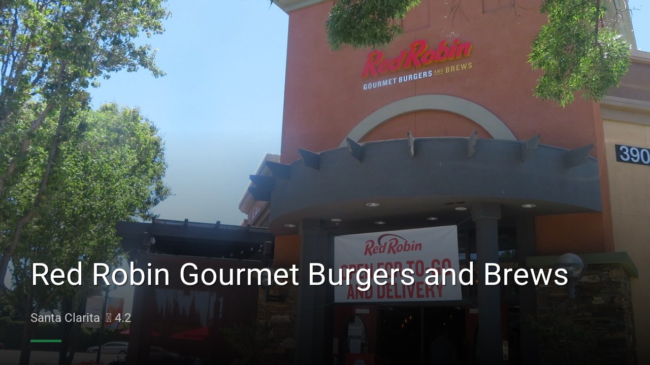 Red Robin Gourmet Burgers and Brews - Sports Bars in Santa Clarita
