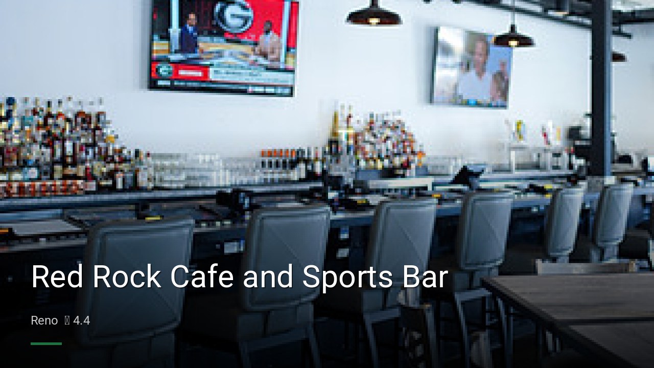 Red Rock Cafe and Sports Bar - Sports Bars in Reno