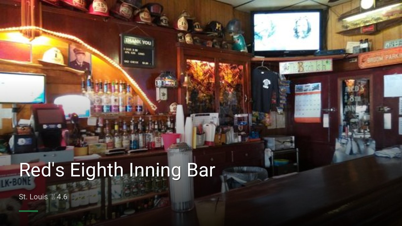 Red's Eighth Inning Bar - Sports Bars in St. Louis