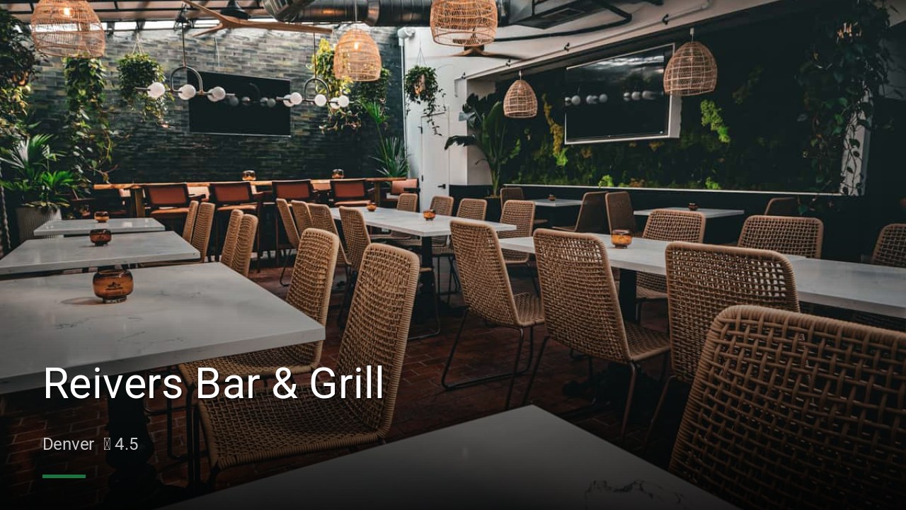 Reivers Bar & Grill - Sports Bars in Denver