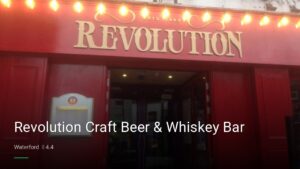 Revolution Craft Beer & Whiskey Bar — Pubs in Waterford