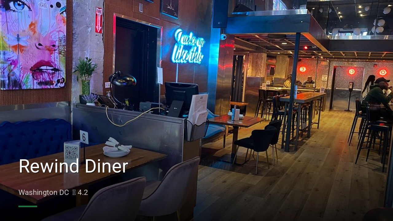 Rewind Diner - Sports Bars in Washington DC