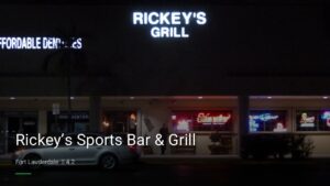 Rickey’s Sports Bar & Grill — Sports bars in Fort Lauderdale