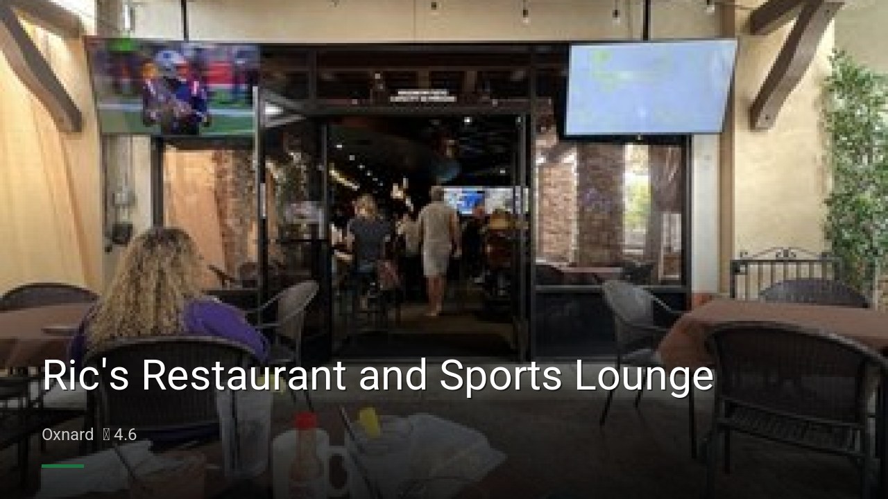 Ric's Restaurant and Sports Lounge - Sports Bars in Oxnard