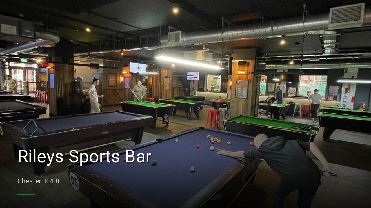 Rileys Sports Bar - Sports Bars in Chester