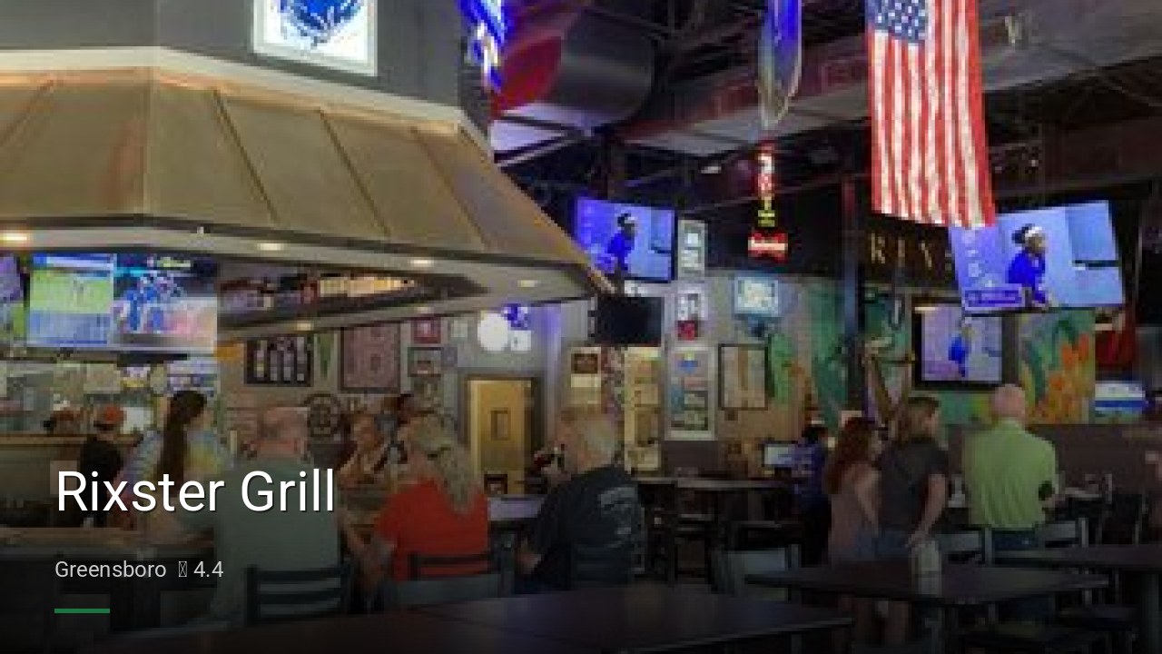 Rixster Grill - Sports Bars in Greensboro