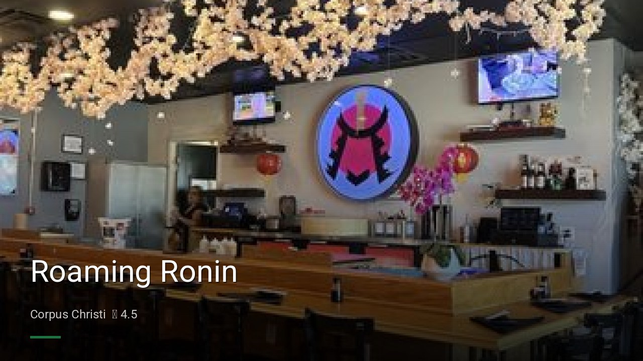 Roaming Ronin - Sports Bars in Corpus Christi