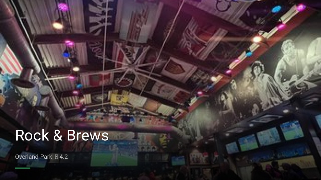 Rock & Brews - Sports Bars in Overland Park