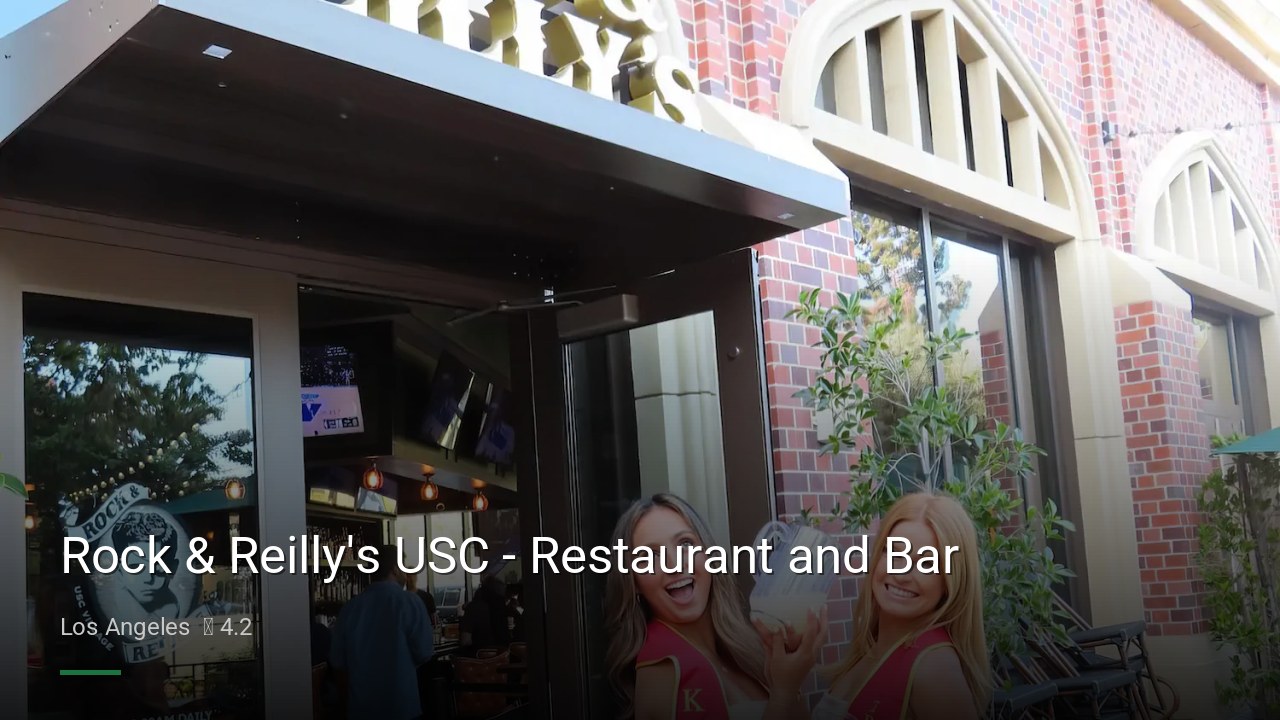 Rock & Reilly's USC - Restaurant and Bar - Sports Bars in Los Angeles