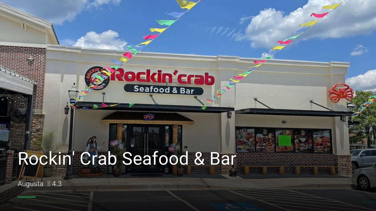 Rockin' Crab Seafood & Bar - Sports Bars in Augusta