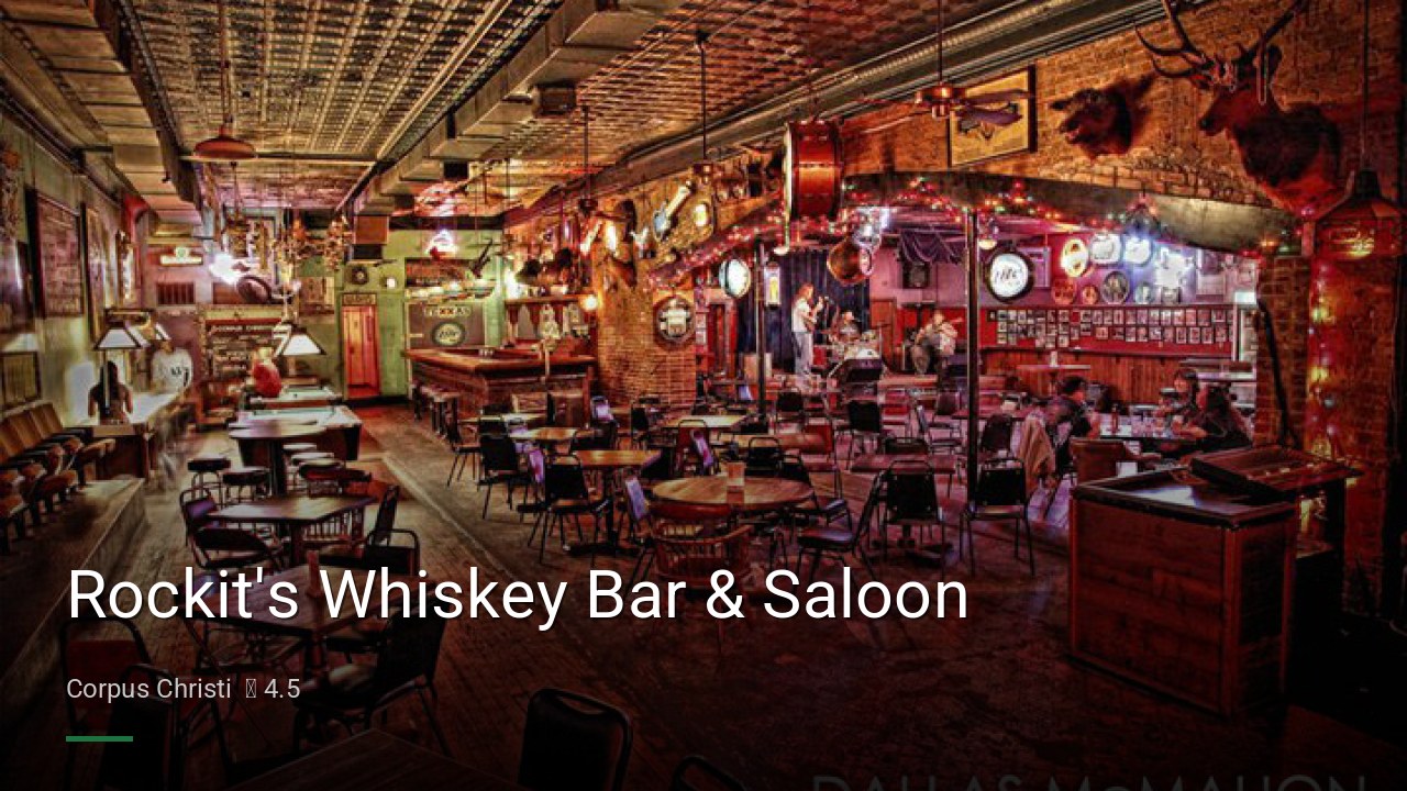 Rockit's Whiskey Bar & Saloon - Sports Bars in Corpus Christi
