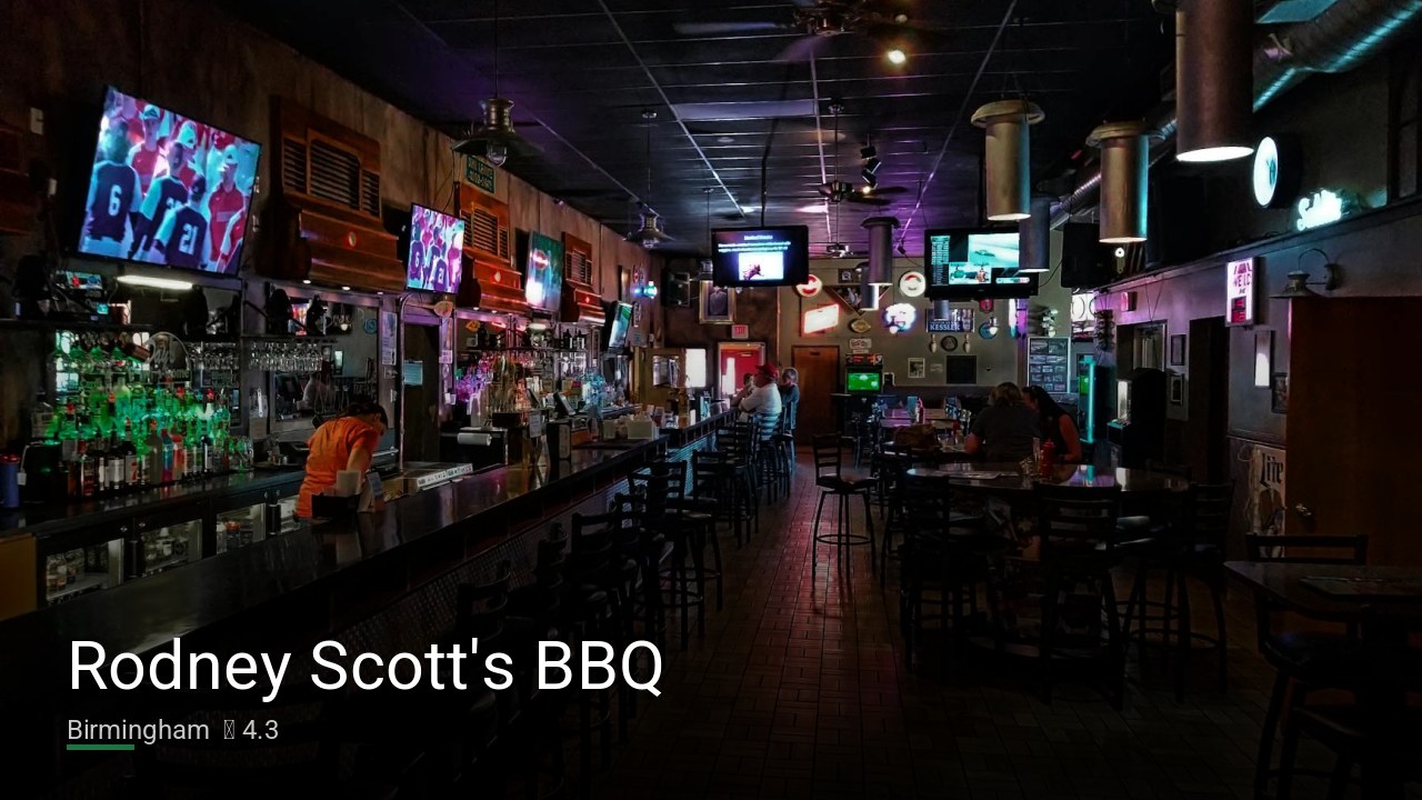 Rodney Scott’s BBQ — Sports bars in Birmingham