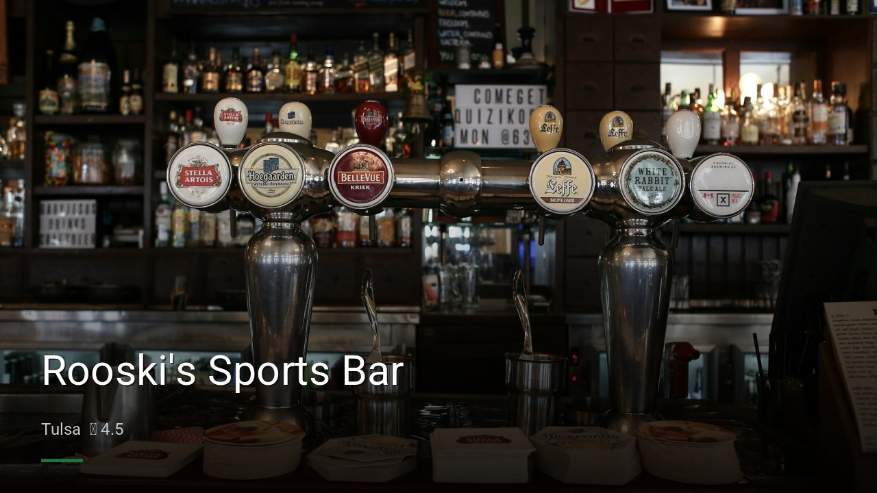 Rooski’s Sports Bar — Sports bars in Tulsa