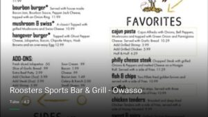 Roosters Sports Bar & Grill – Owasso — Sports bars in Tulsa