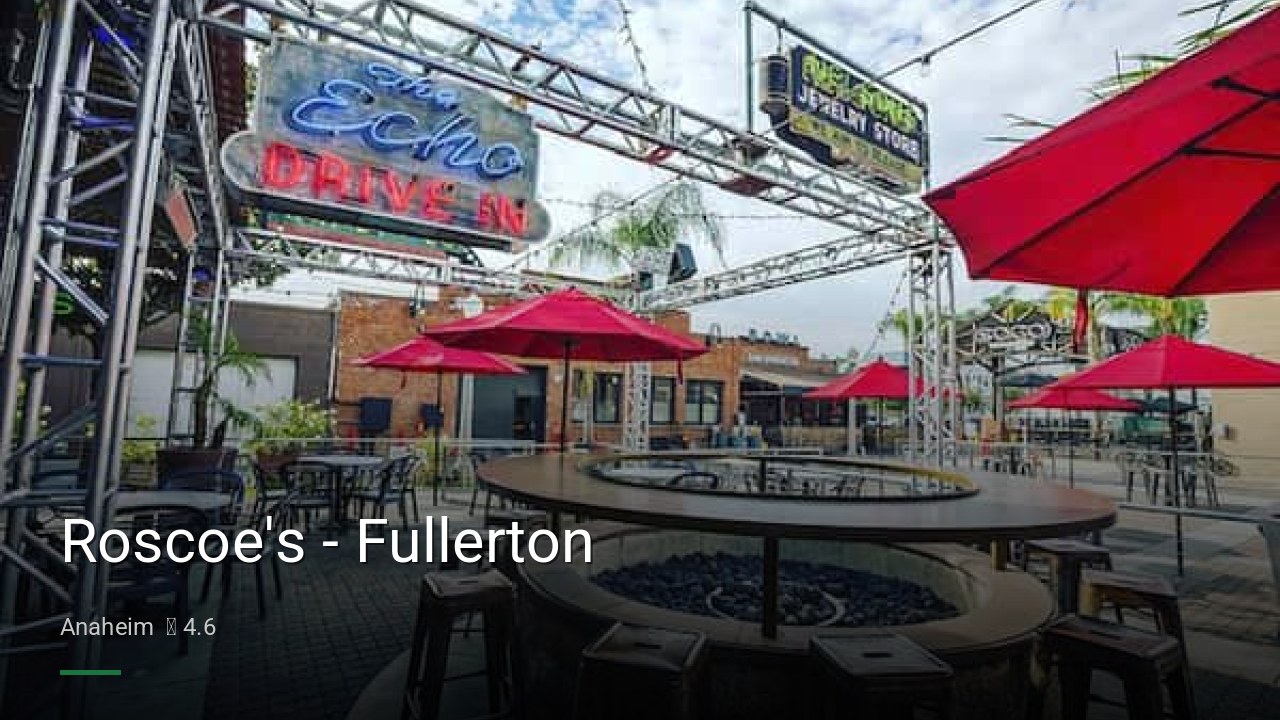 Roscoe's - Fullerton - Sports Bars in Anaheim