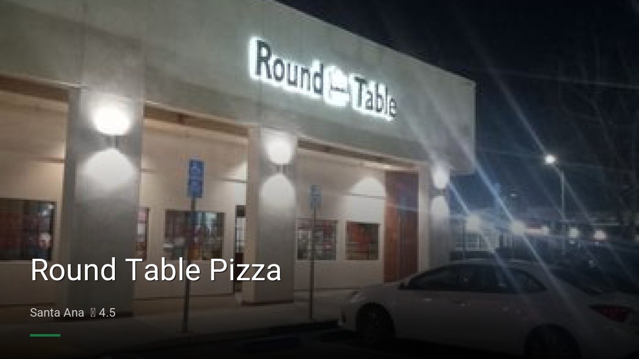 Round Table Pizza - Sports Bars in Santa Ana