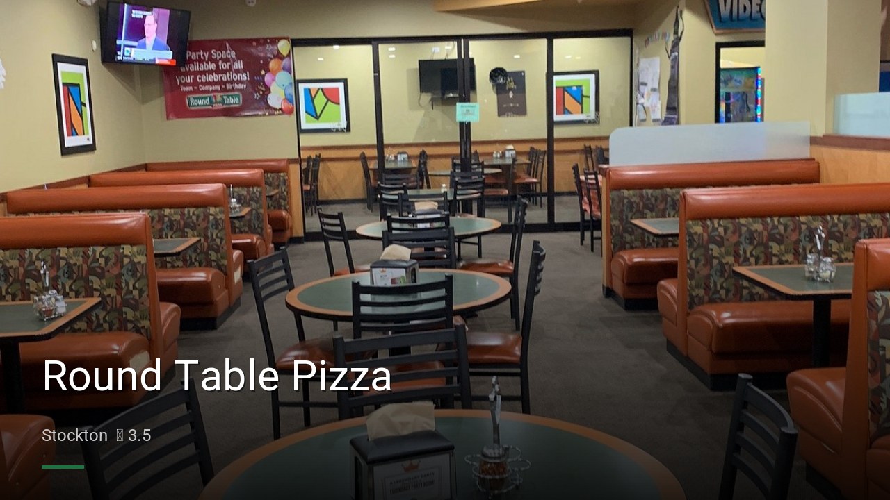 Round Table Pizza - Sports Bars in Stockton
