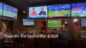 Roundin 3rd Sports Bar & Grill — Sports bars in Ontario