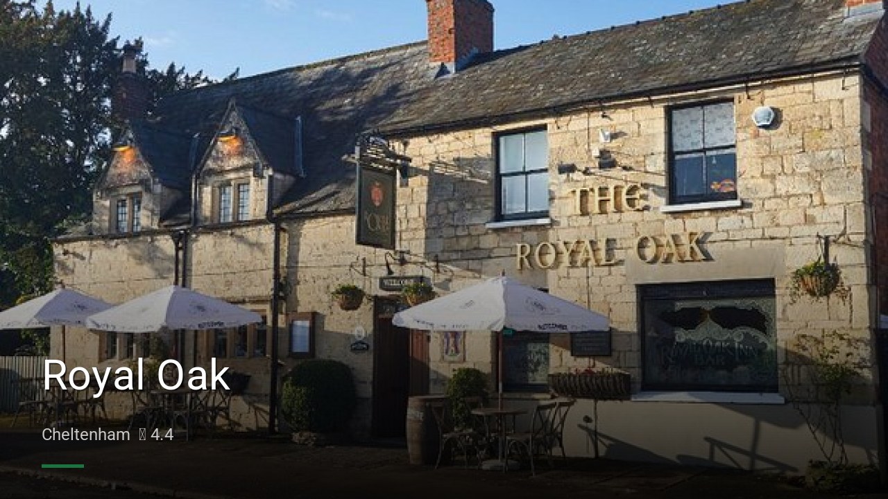 Royal Oak - Sports Bars in Cheltenham