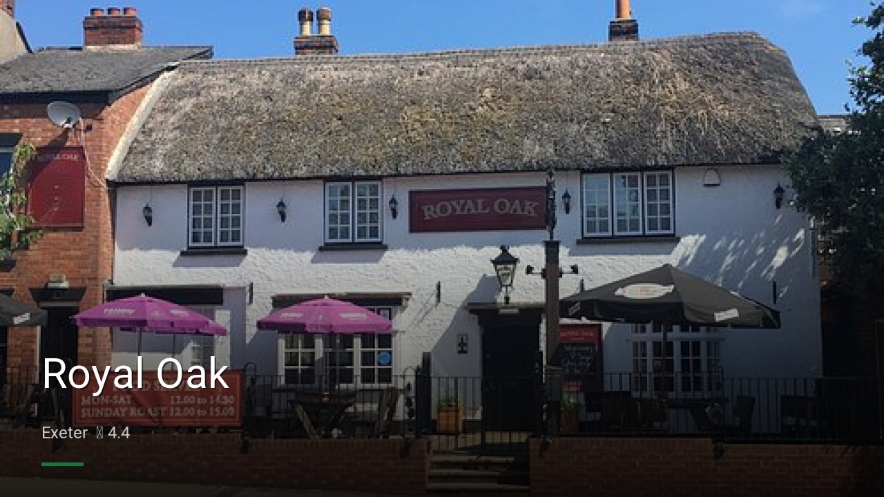 Royal Oak - Sports Bars in Exeter