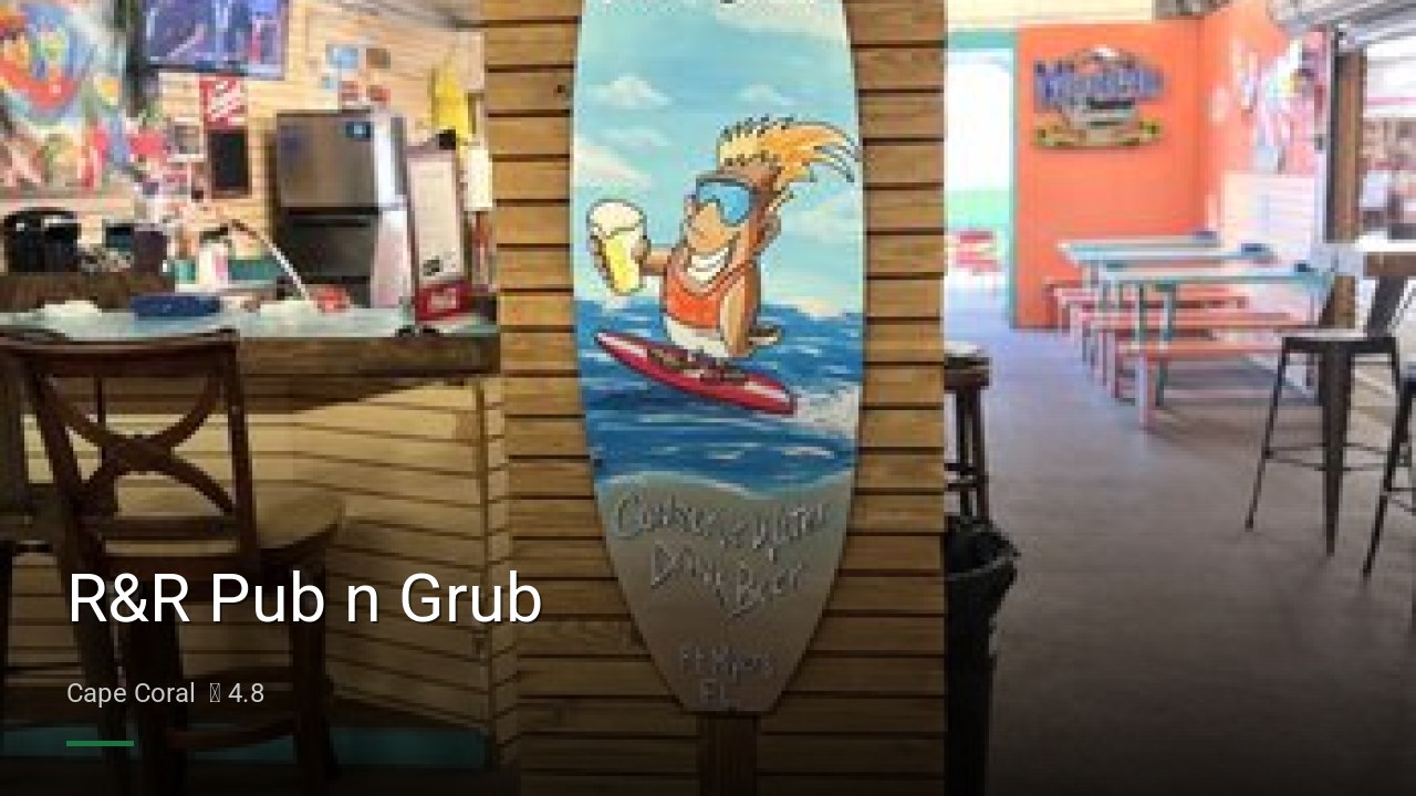 R&R Pub n Grub - Sports Bars in Cape Coral