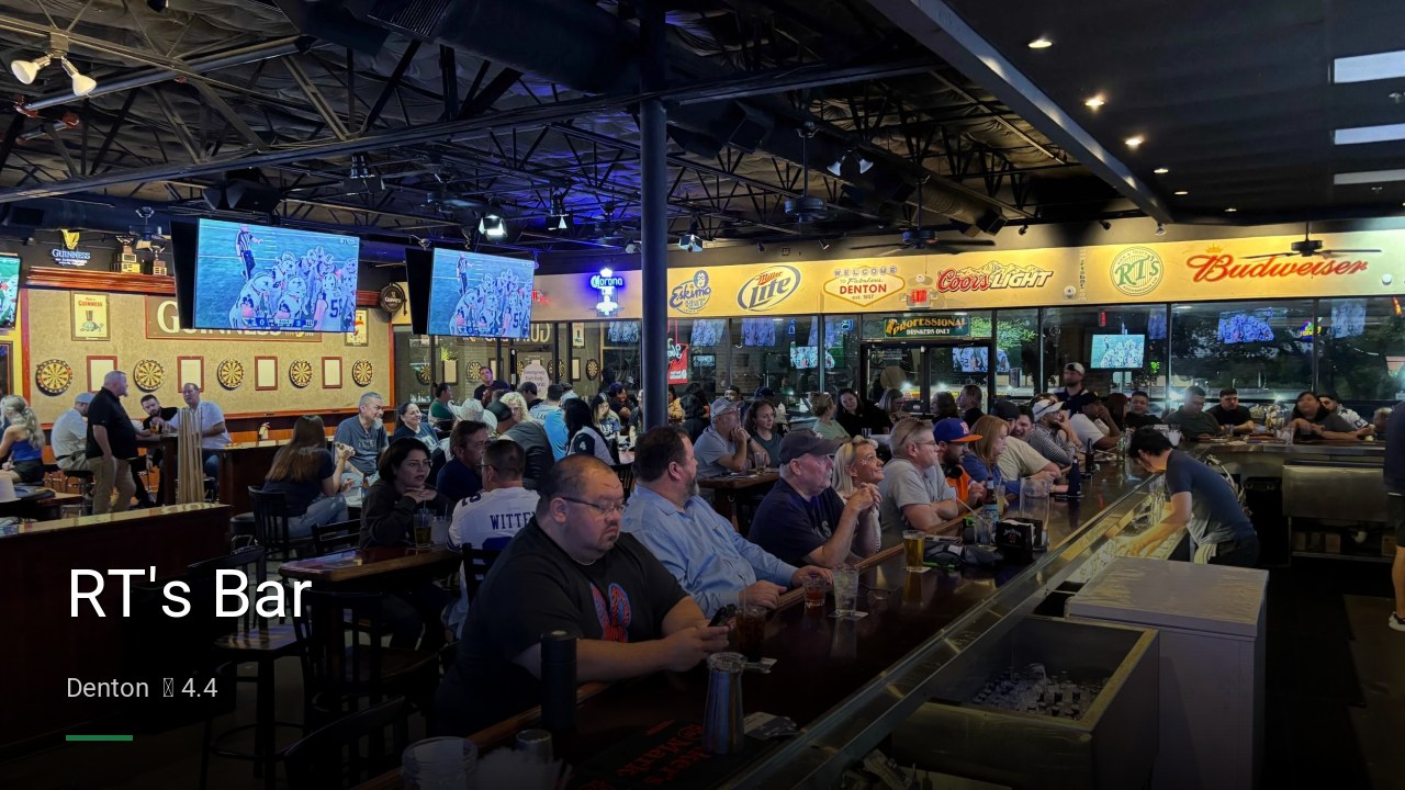 RT's Bar - Sports Bars in Denton