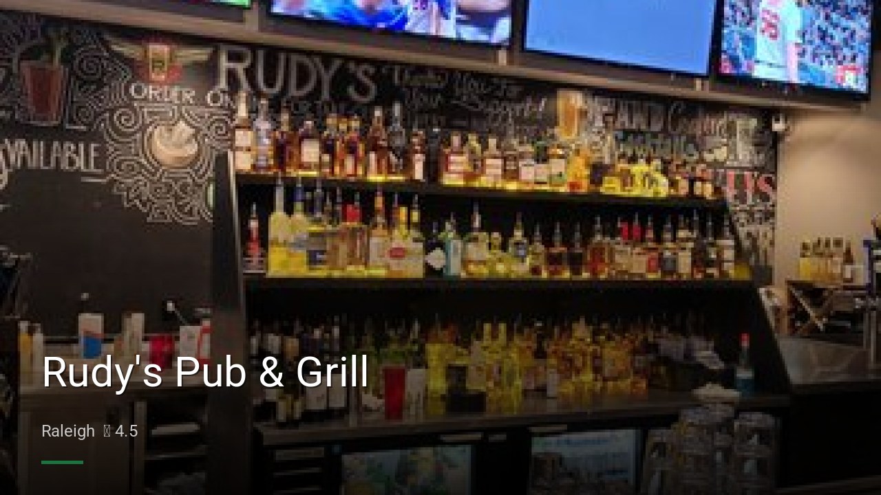 Rudy's Pub & Grill - Sports Bars in Raleigh