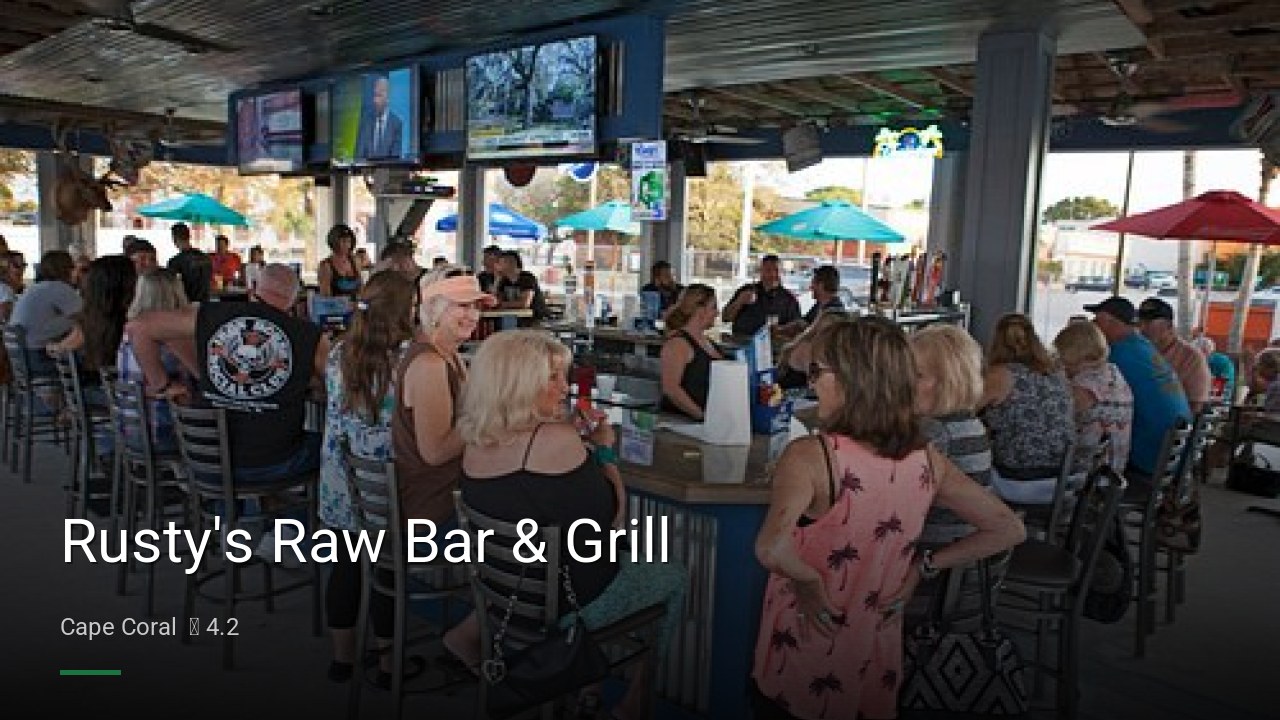 Rusty's Raw Bar & Grill - Sports Bars in Cape Coral