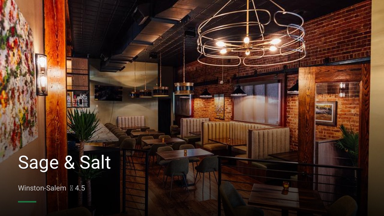 Sage & Salt - Sports Bars in Winston-Salem