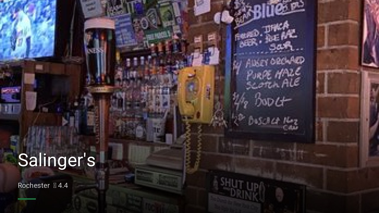 Salinger's - Sports Bars in Rochester