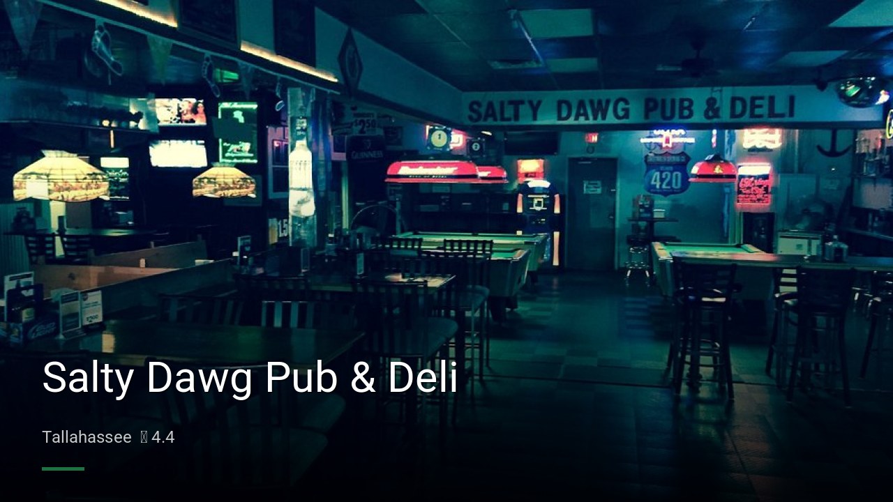 Salty Dawg Pub & Deli - Sports Bars in Tallahassee