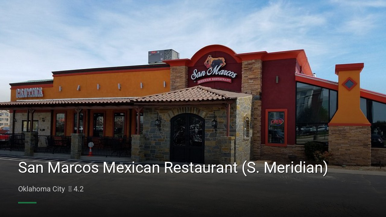 San Marcos Mexican Restaurant (S. Meridian) - Sports Bars in Oklahoma City