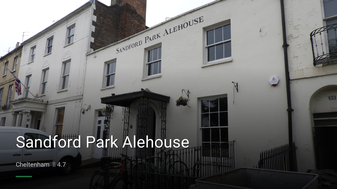Sandford Park Alehouse - Sports Bars in Cheltenham