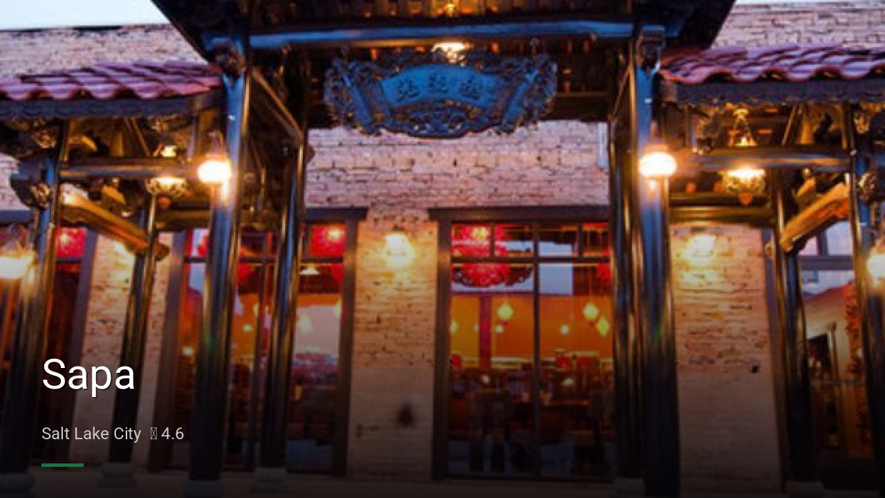 Sapa - Sports Bars in Salt Lake City