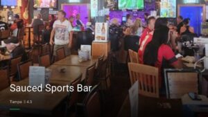 Sauced Sports Bar — Sports bars in Tampa