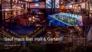 Sauf Haus Bier Hall & Garten — Sports bars in Washington DC