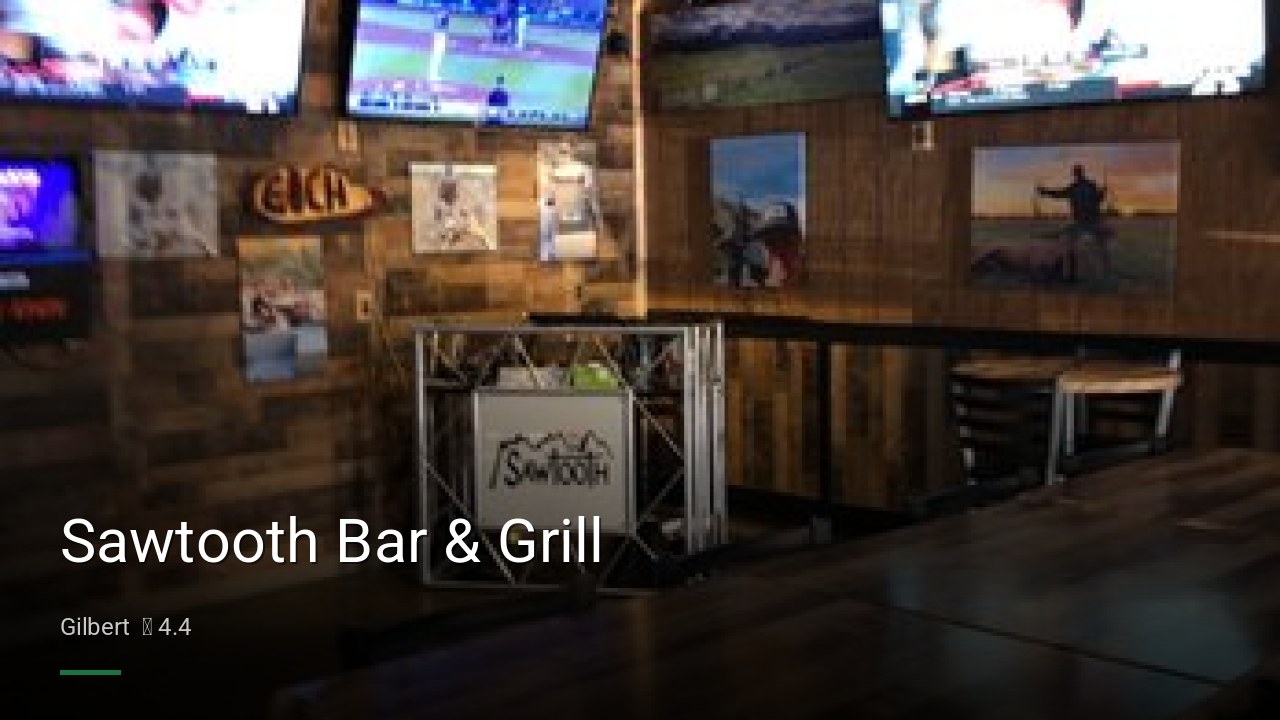 Sawtooth Bar & Grill - Sports Bars in Gilbert
