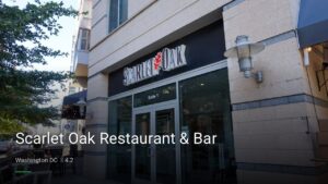 Scarlet Oak Restaurant & Bar — Sports bars in Washington DC