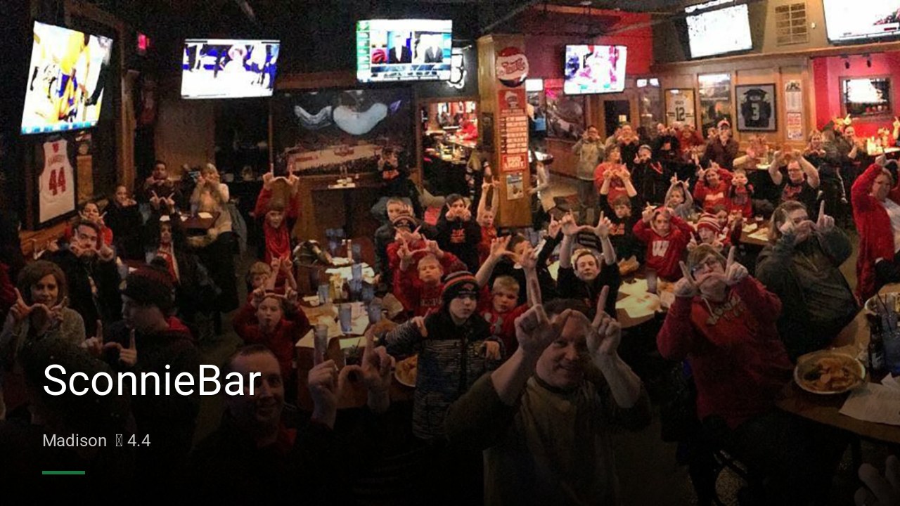 SconnieBar - Sports Bars in Madison