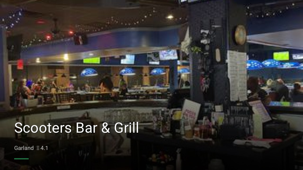 Scooters Bar & Grill - Sports Bars in Garland