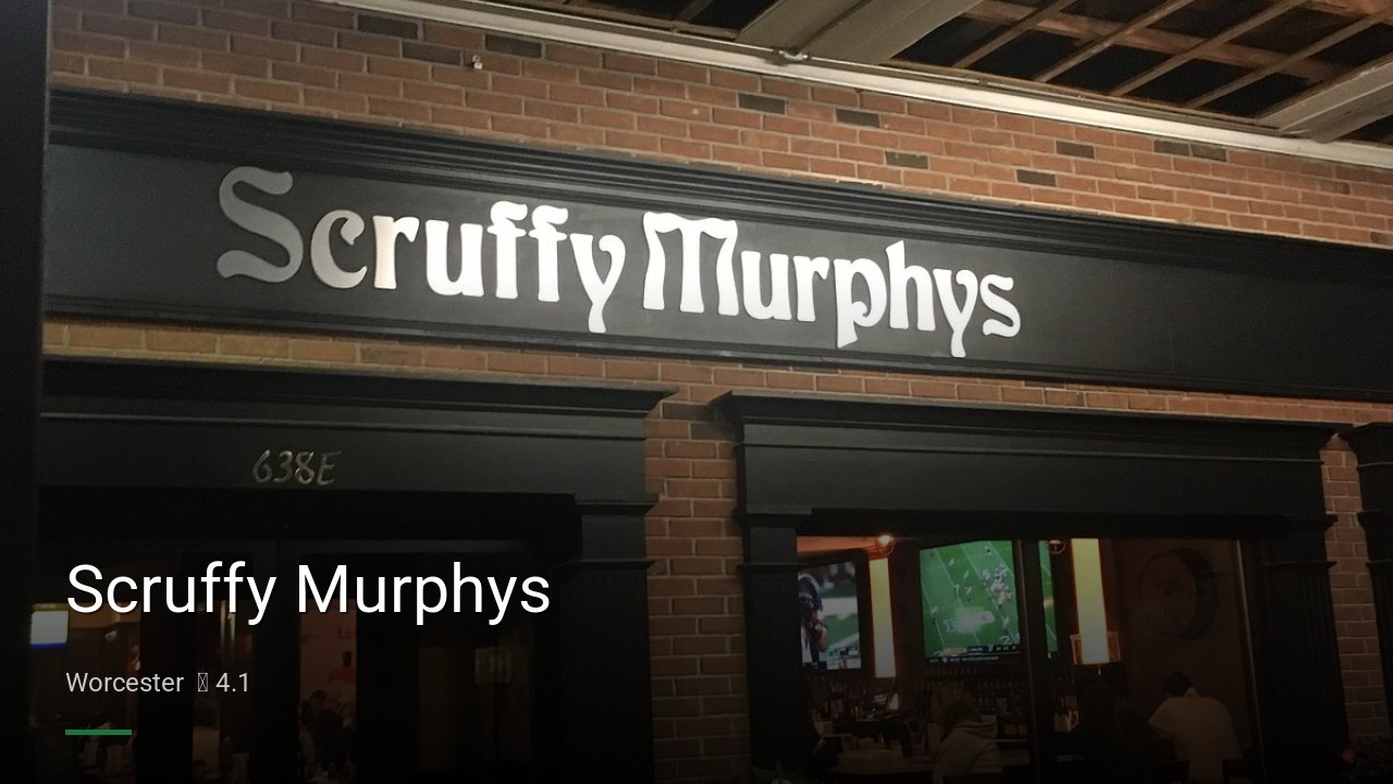 Scruffy Murphys - Sports Bars in Worcester