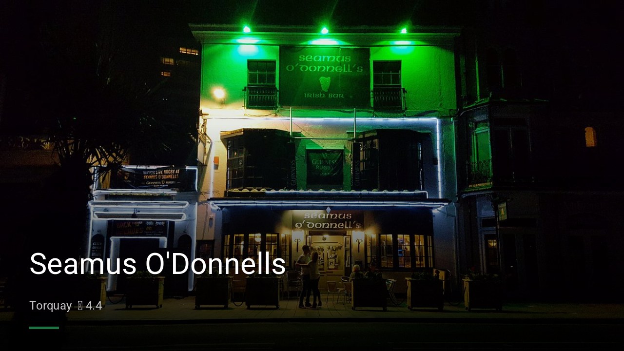 Seamus O'Donnells - Sports Bars in Torquay