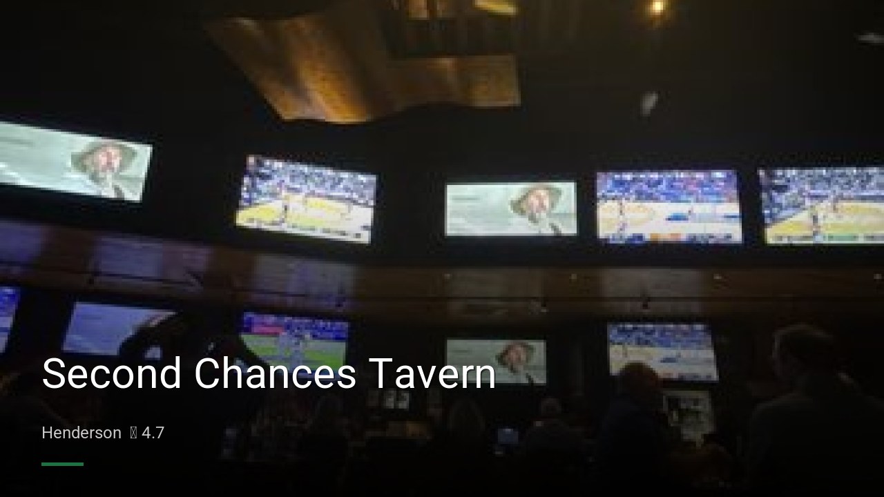 Second Chances Tavern - Sports Bars in Henderson