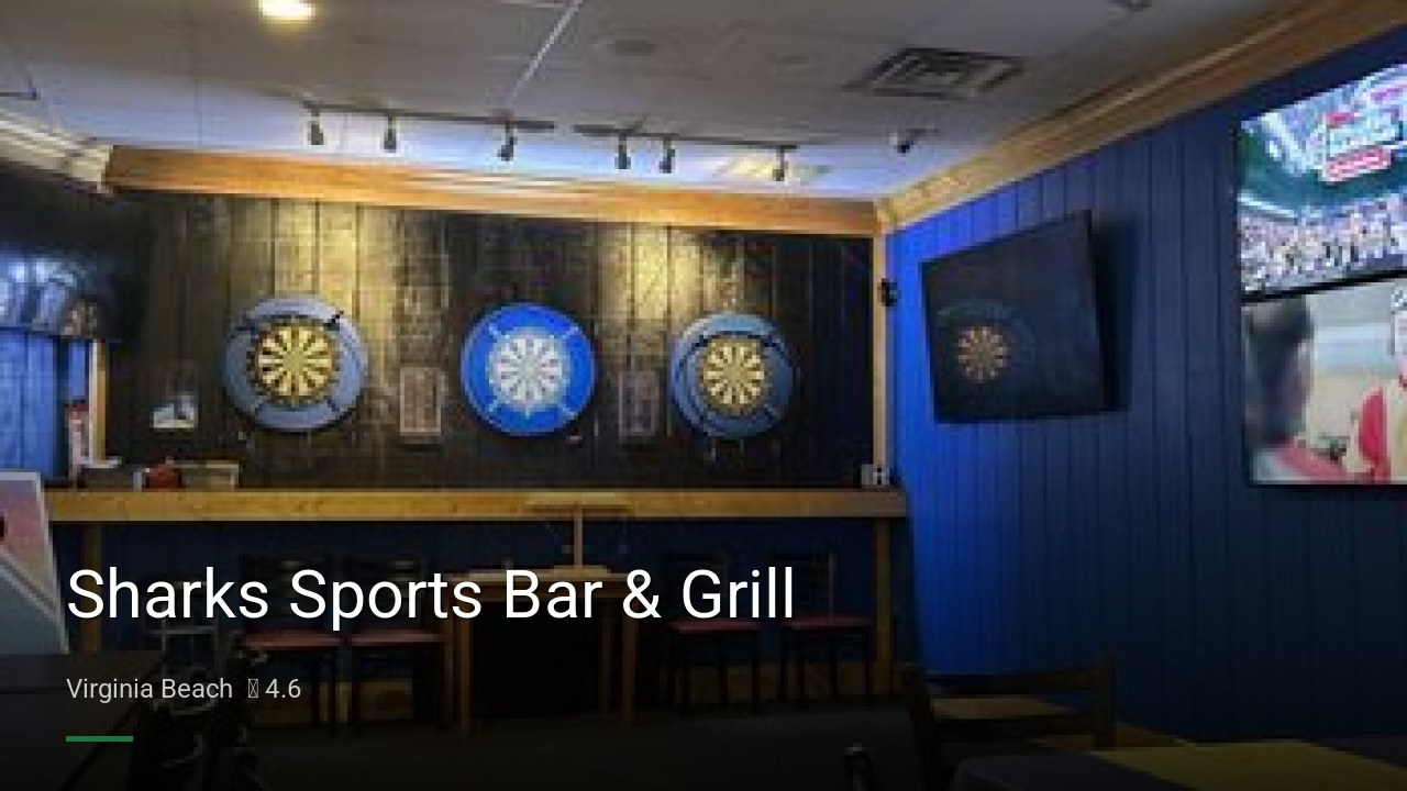 Sharks Sports Bar & Grill - Sports Bars in Virginia Beach